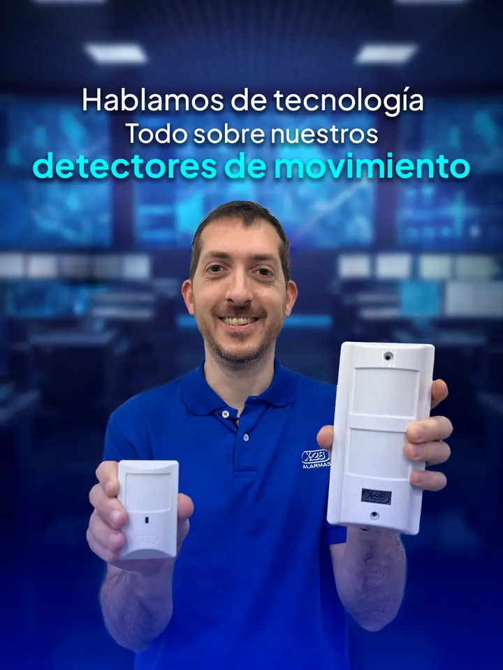 Especialista X-28 mostrando distintos detectores de movimiento